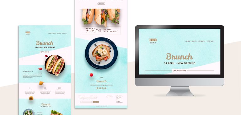 one page website