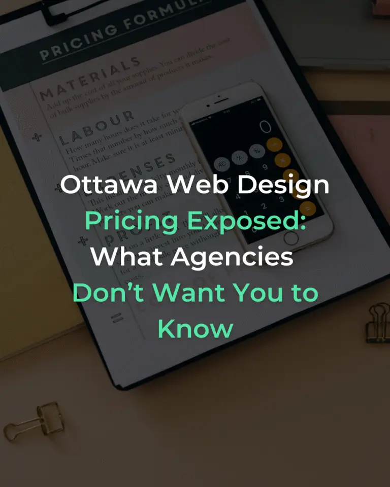 Ottawa Web Design Prcing