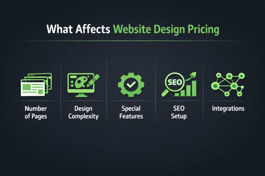 What actually determines the cost of a website