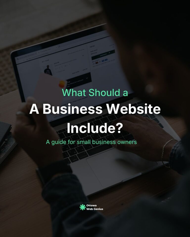 Website for small business owner