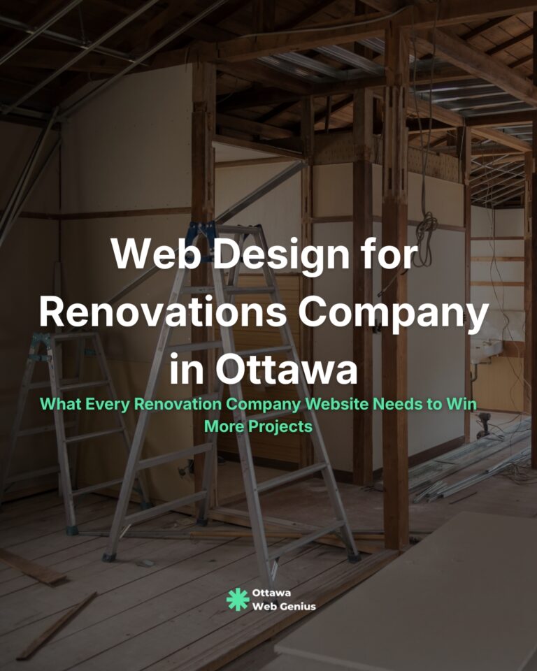 Web Design for Renovations Company