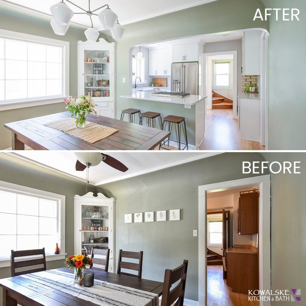 Before and After renovations