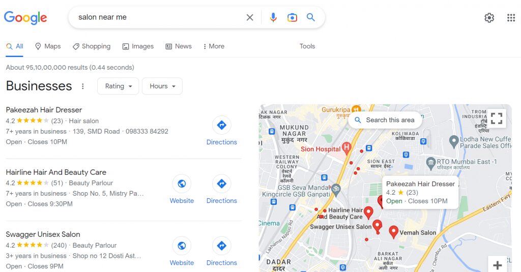 Google Results