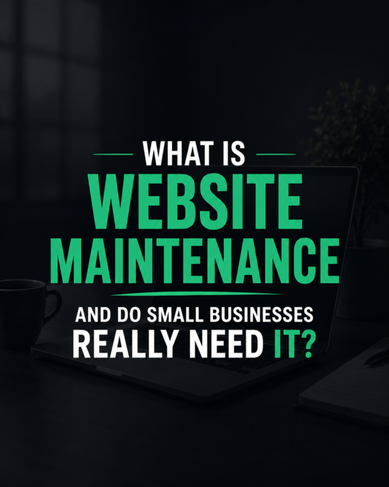 What is website maintenance and do small businesses really need it?
