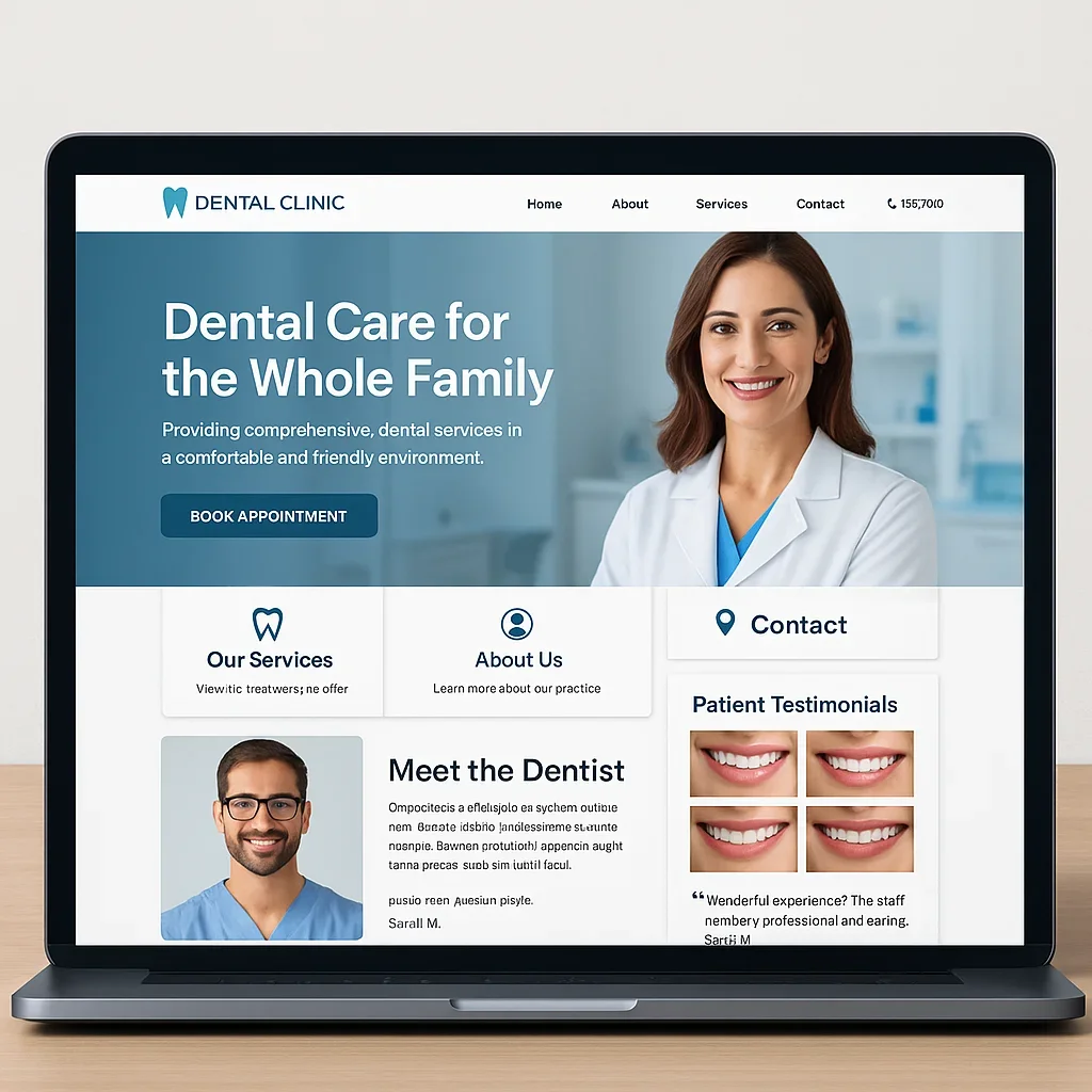 Web design for dental offices in Ottawa